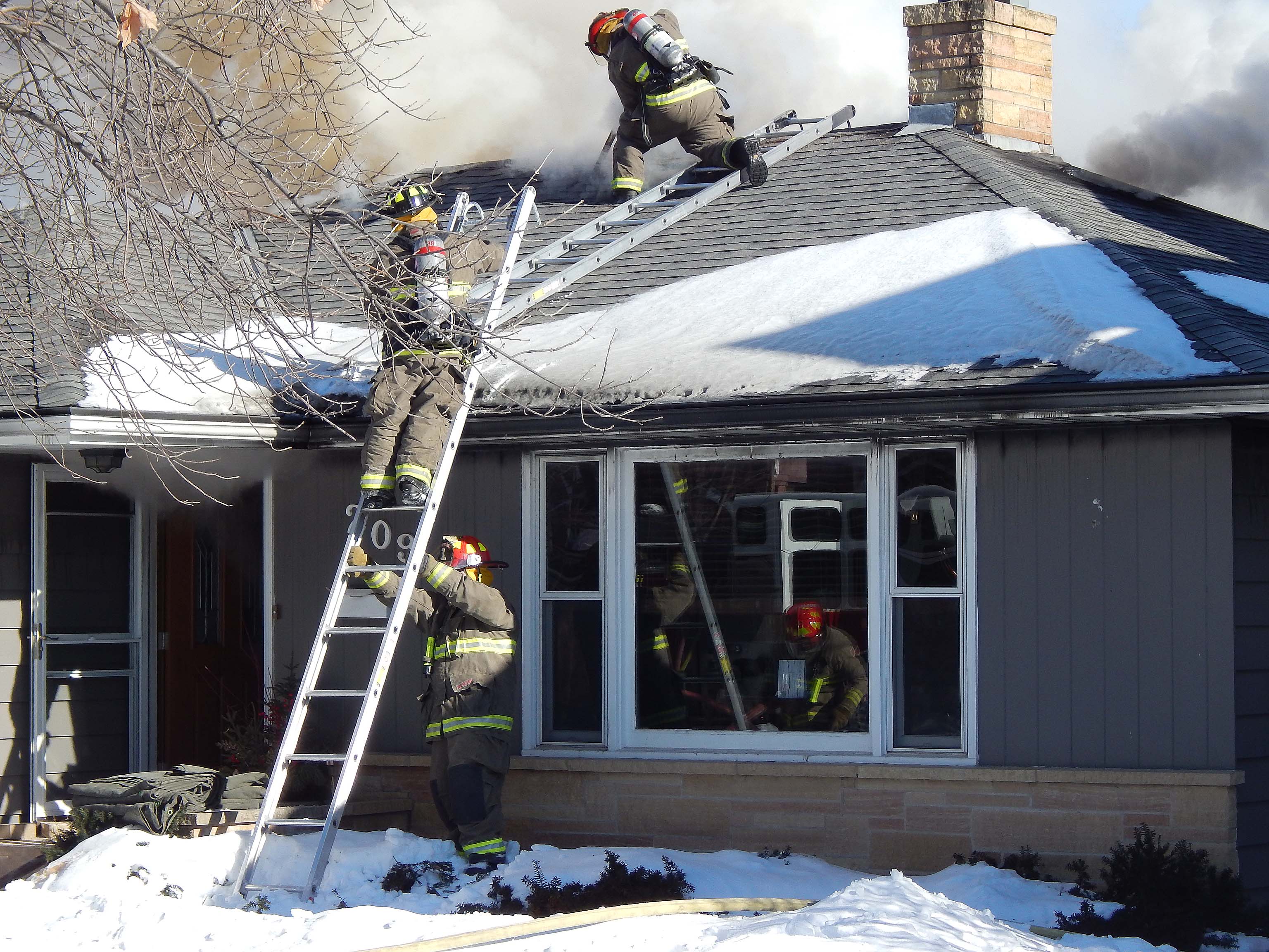 NU firefighters battle house fire on State St. News, Sports, Jobs